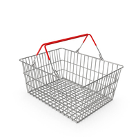 Red Holder Shopping Basket PNG & PSD Images