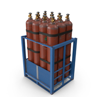 Box Filled With Gas Cylinder PNG & PSD Images