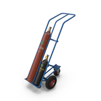 Cart For Gas Cylinder PNG & PSD Images