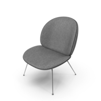 GUBI Beetle Lounge Chair Grey PNG & PSD Images