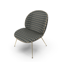 GUBI Beetle Lounge Chair Textured PNG & PSD Images