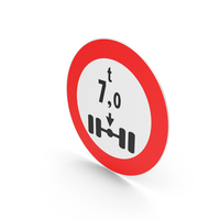 Italian Sign Axle Weight Limit In Tonnes PNG & PSD Images
