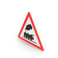 French Sign Level Crossing Without Gates PNG & PSD Images