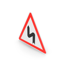 French Sign Double Bend First To Left PNG & PSD Images