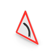 French Bend To Left Sign PNG & PSD Images