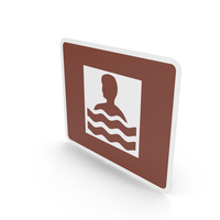 Finnish Swimming Place Sign PNG & PSD Images