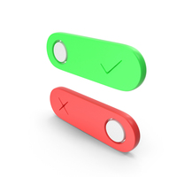 Choose Wrong Right Button Voting PNG & PSD Images