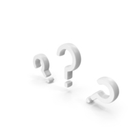 Three Question Marks PNG & PSD Images