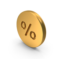 Percent Loan Coin PNG & PSD Images