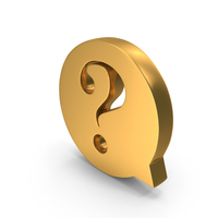 Question Mark Chat Bubble Symbol PNG & PSD Images