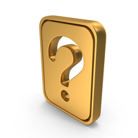 Question Mark In Rectangle Frame Symbol PNG & PSD Images