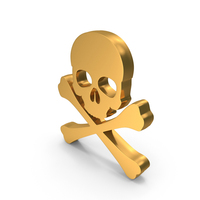 Skull With Crossed Bones Danger PNG & PSD Images