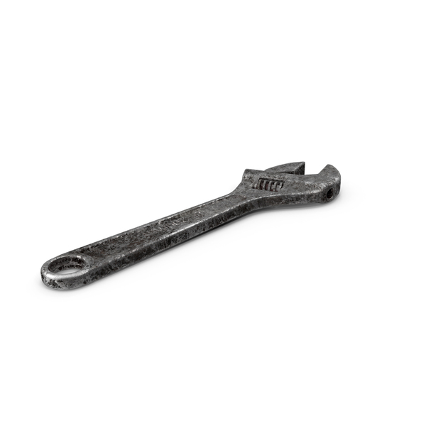 Adjustable Wrench Dirty PNG & PSD Images