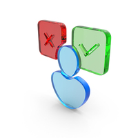 User Tick Wrong Selection Choose PNG & PSD Images