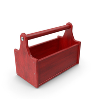 Red Wood Toolbox PNG & PSD Images