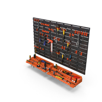 Dirty Tools Wall Unit PNG & PSD Images