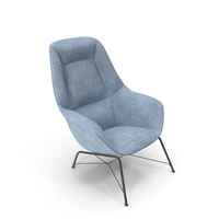 Jori Prelude Armchair Blue PNG & PSD Images
