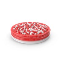 Red And White Rubber Pool Filled With Rubber Balls PNG & PSD Images