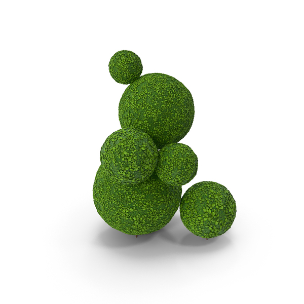 Stylized Sphere Bush PNG & PSD Images
