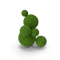 Stylized Sphere Bush PNG & PSD Images