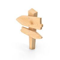 Guidance Signboard Wooden PNG & PSD Images