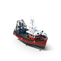 Small Fishing Vessel PNG & PSD Images