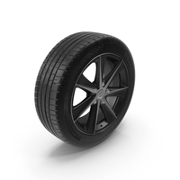 Toyota Car Wheel Rim Carrying Michelin Tire PNG & PSD Images