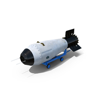 Tsar Bomba AN602 on Cart PNG & PSD Images