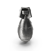 Cartoon Silver Bomb PNG & PSD Images
