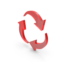 Red Glass Recycle Symbol PNG & PSD Images