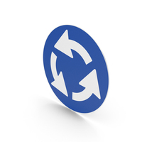 Italian Roundabout Sign PNG & PSD Images