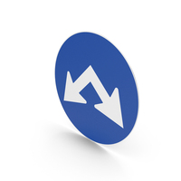 Italian Pass Either Side Sign PNG & PSD Images