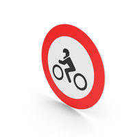 Italian No Motorcycles Sign PNG & PSD Images