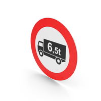 Italian No Large Goods Vehicles Overweight Shown Sign PNG & PSD Images