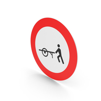 Italian Sign No Handcarts PNG & PSD Images