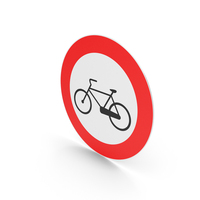 Italian No Bicycles Sign PNG & PSD Images
