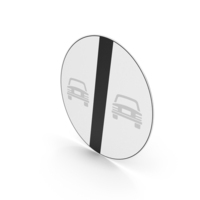Italian End Of No Overtaking Sign PNG & PSD Images