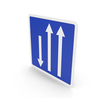 French Overtaking Lanes Sign PNG & PSD Images