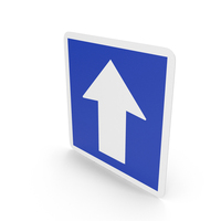 French Sign One Way Traffic PNG & PSD Images