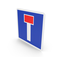 French Sign No Through Road PNG & PSD Images