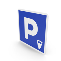 French Sign Meter Parking Zone PNG & PSD Images