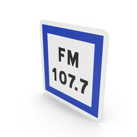 French Sign Local Radio Station PNG & PSD Images