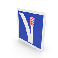 French Escape Lane On Right Sign PNG & PSD Images