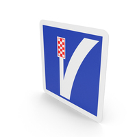 French Escape Lane On Left Sign PNG & PSD Images