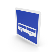 French Bus Stop Sign PNG & PSD Images