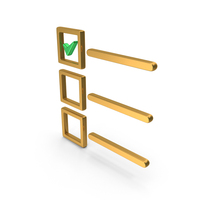Checklist With Tick Mark Symbol PNG & PSD Images