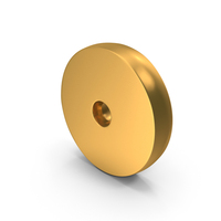 Circle With Small Hole Web Icon PNG & PSD Images