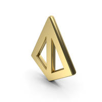 Triangular Pyramid Symbol PNG & PSD Images