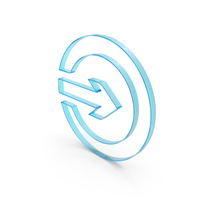 Cicular Log In Arrow PNG & PSD Images