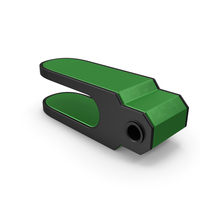 Scifi Mechanical Part Green PNG & PSD Images